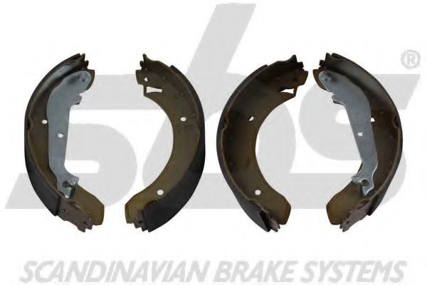 18492725376 SBS Brake System Brake Shoe Set