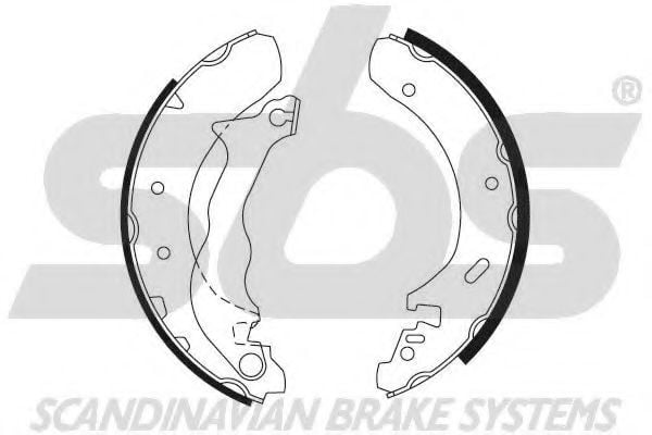 18492725559 SBS Brake Shoe Set