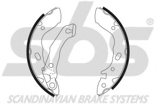 18492734560 SBS Brake System Brake Shoe Set