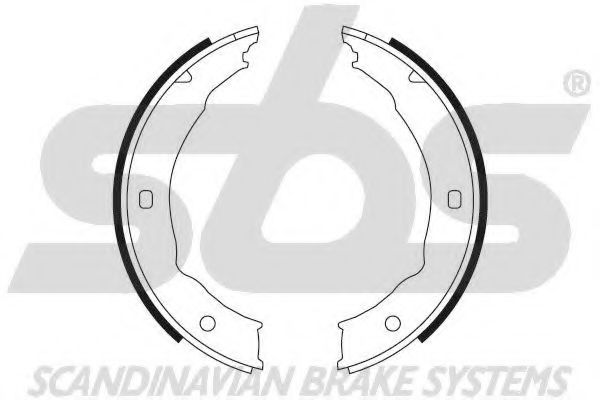 18492737655 SBS Brake System Brake Shoe Set, parking brake