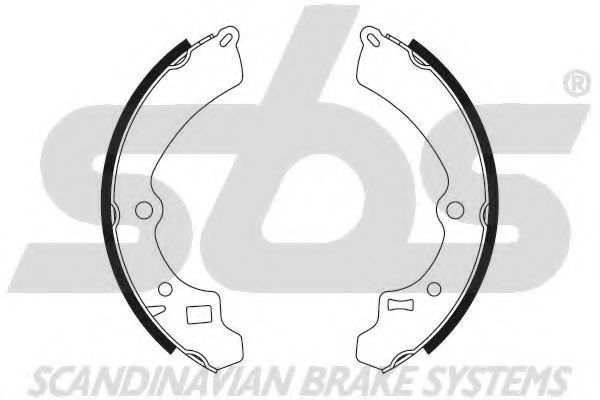 18492752521 SBS Brake System Brake Shoe Set