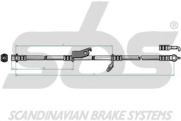 13308545176 SBS Brake System Brake Hose