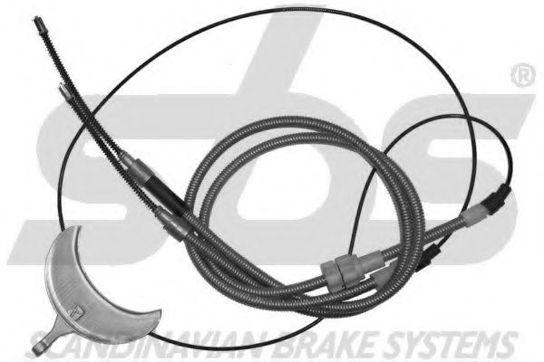 1840902527 SBS Brake System Cable, parking brake