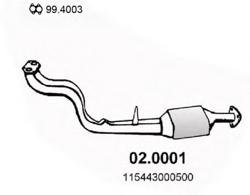 02.0001 ASSO Catalytic Converter