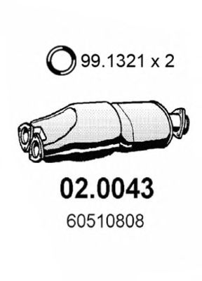 02.0043 ASSO Catalytic Converter