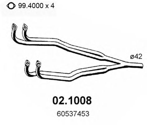 02.1008 ASSO Exhaust Pipe