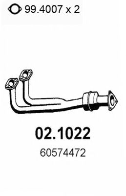 02.1022 ASSO Air Supply Charger Intake Hose