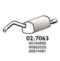 02.7063 ASSO Exhaust System Pipe Connector, exhaust system