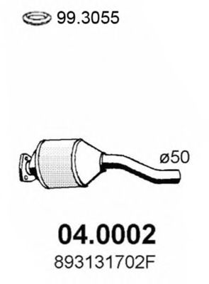04.0002 ASSO Тормозная система Колесный тормозной цилиндр