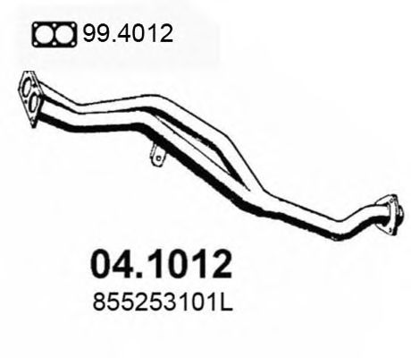 04.1012 ASSO Exhaust Pipe