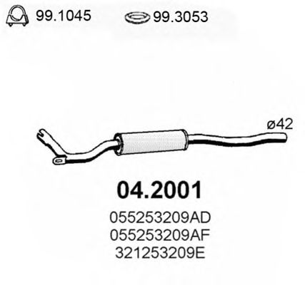 04.2001 ASSO Front Silencer