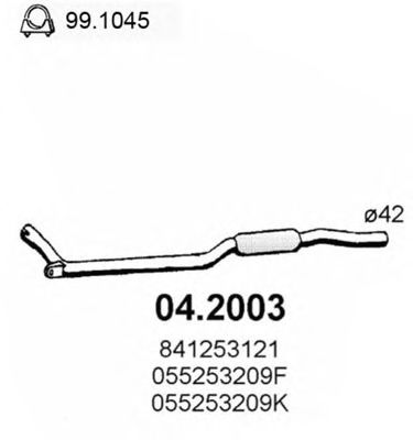 04.2003 ASSO Exhaust Pipe