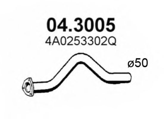 04.3005 ASSO Exhaust Pipe