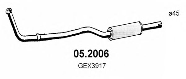 05.2006 ASSO Exhaust System Exhaust Pipe