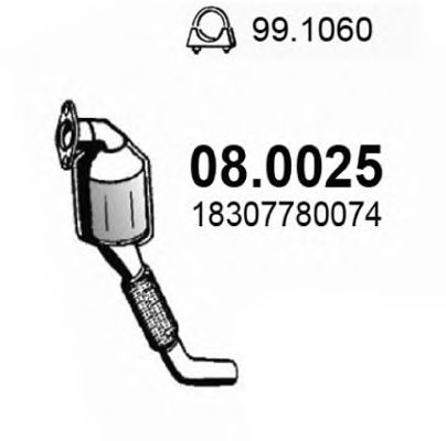 08.0025 ASSO Catalytic Converter