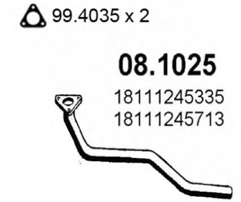 08.1025 ASSO Crankshaft Drive Piston