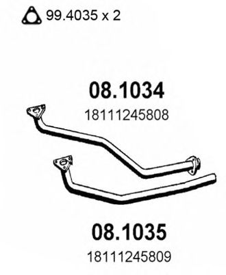 08.1035 ASSO Suspension Kit, coil springs