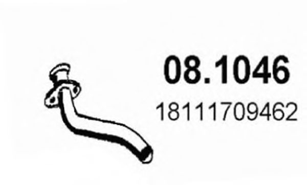 08.1046 ASSO Exhaust Pipe