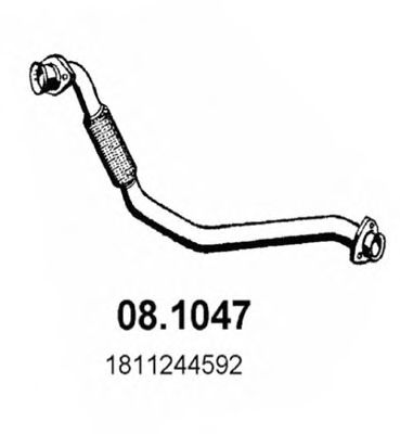 08.1047 ASSO Exhaust Pipe