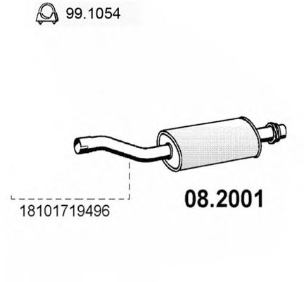 08.2001 ASSO Middle Silencer