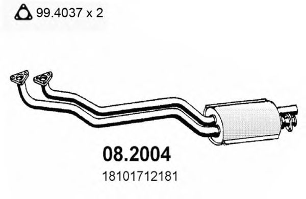 08.2004 ASSO Clutch Repair Kit, clutch slave cylinder