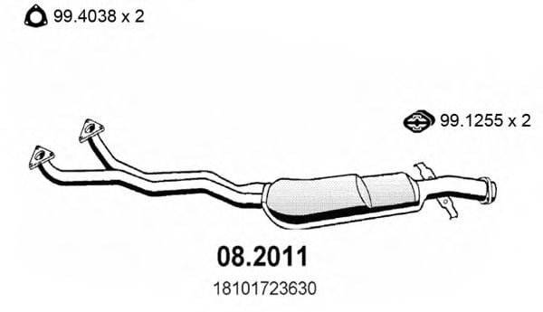 08.2011 ASSO Cable, manual transmission