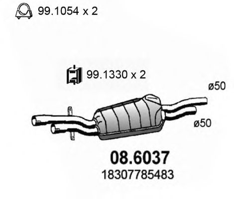 08.6037 ASSO Elektrische Universalteile Leitungsverbinder