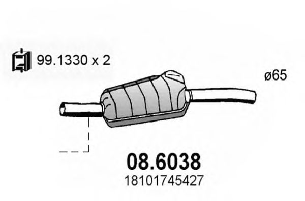 08.6038 ASSO Cable Connector