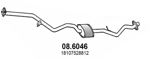 08.6046 ASSO Exhaust Pipe