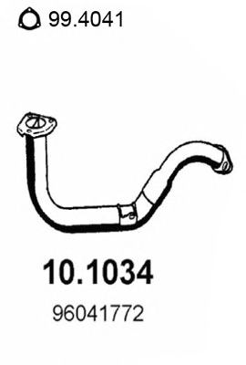 10.1034 ASSO Exhaust Pipe