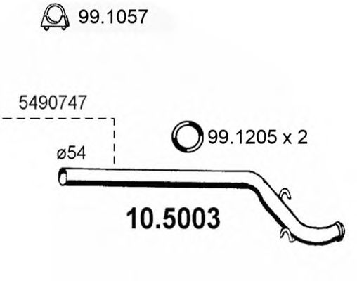 10.5003 ASSO Kühler, Motorkühlung