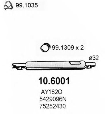 10.6001 ASSO Sway Bar, suspension