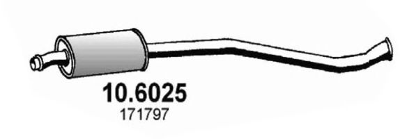 10.6025 ASSO Cable, parking brake