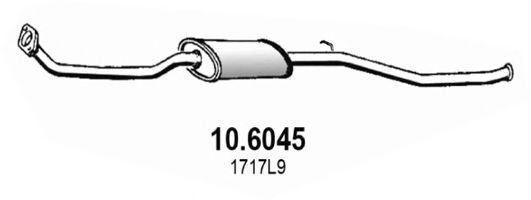 10.6045 ASSO Cable, parking brake