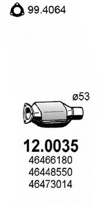 12.0035 ASSO Catalytic Converter