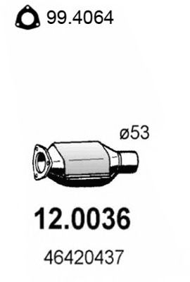 12.0036 ASSO Catalytic Converter