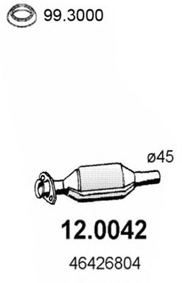12.0042 ASSO Radiator, engine cooling