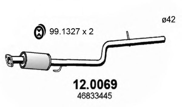 12.0069 ASSO Radiator, engine cooling