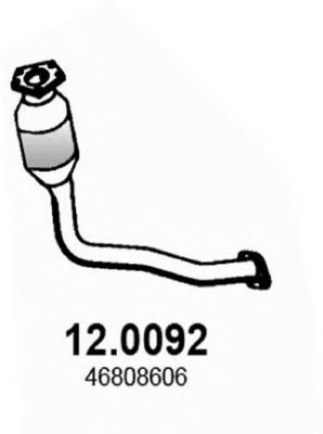 12.0092 ASSO Exhaust System Exhaust Pipe