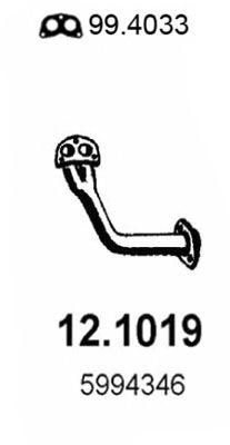 12.1019 ASSO Exhaust Pipe