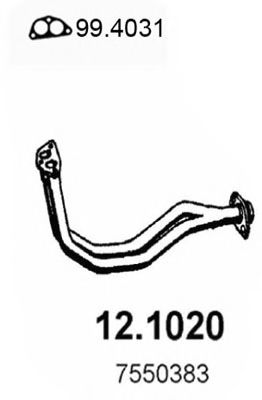 12.1020 ASSO Exhaust Pipe
