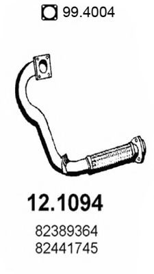 12.1094 ASSO Exhaust Pipe