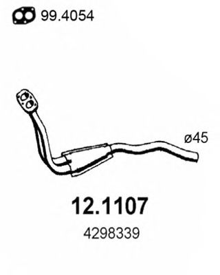 12.1107 ASSO Exhaust Pipe