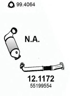 12.1172 ASSO Exhaust Pipe