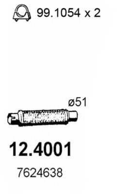 12.4001 ASSO Gasket, cylinder head