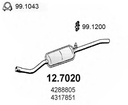 12.7020 ASSO Suspension Kit, coil springs