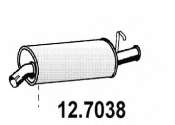 12.7038 ASSO Repair Set, piston/sleeve