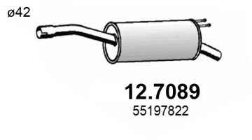 12.7089 ASSO Exhaust System End Silencer