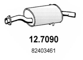 12.7090 ASSO Abgasanlage Endschalldämpfer