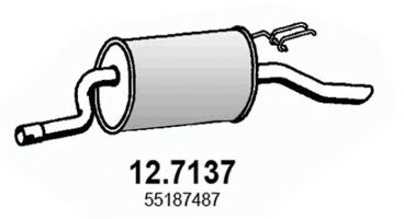 12.7137 ASSO Exhaust System End Silencer